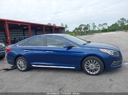 Lot #3042556269 2015 HYUNDAI SONATA LIMITED