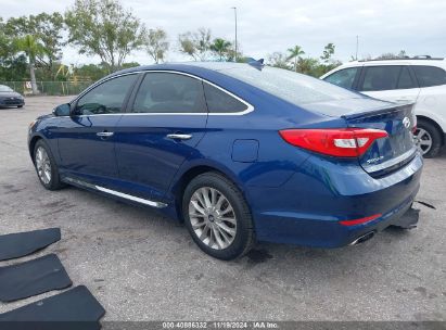 Lot #3042556269 2015 HYUNDAI SONATA LIMITED