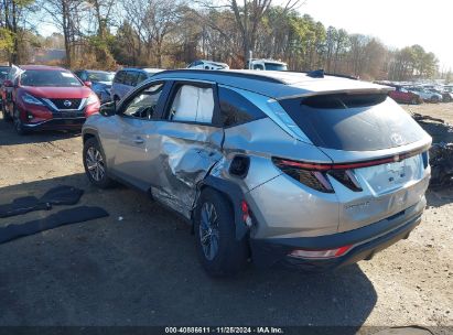 Lot #3052074977 2023 HYUNDAI TUCSON HYBRID BLUE