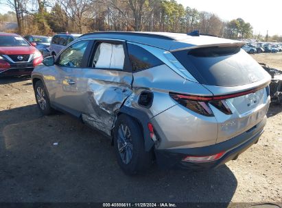 Lot #3052074977 2023 HYUNDAI TUCSON HYBRID BLUE