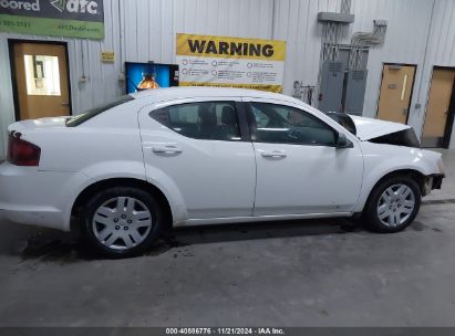 Lot #3035082731 2014 DODGE AVENGER SE