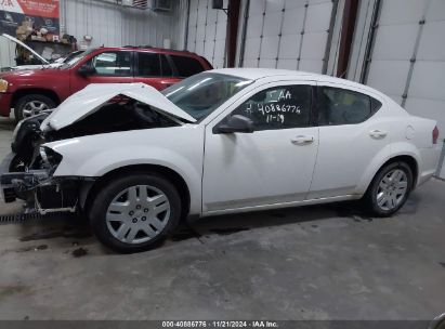 Lot #3035082731 2014 DODGE AVENGER SE