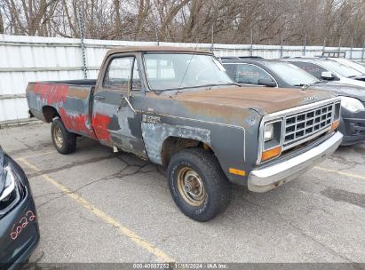 Lot #2992821034 1984 DODGE W-SERIES W150