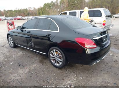 Lot #3056068977 2016 MERCEDES-BENZ C 300 4MATIC/LUXURY 4MATIC/SPORT 4MATIC