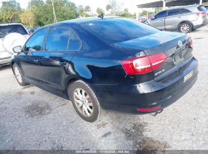 Lot #3035071019 2015 VOLKSWAGEN JETTA 1.8T SE