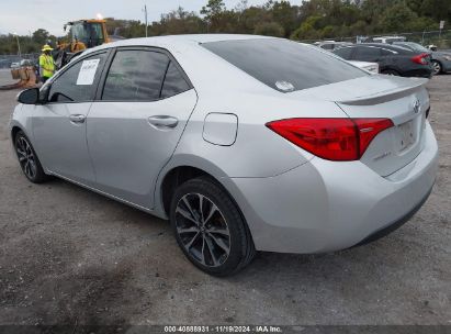 Lot #3035071010 2018 TOYOTA COROLLA SE