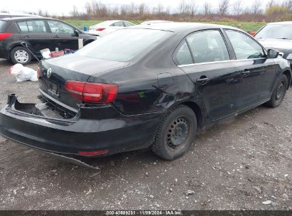 Lot #3035070998 2016 VOLKSWAGEN JETTA 1.4T S