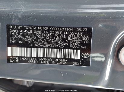 Lot #2992834283 2023 TOYOTA PRIUS LE