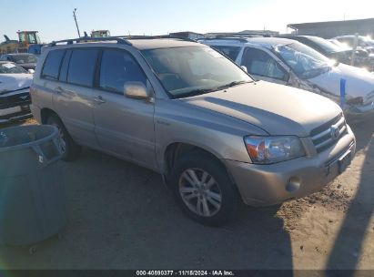 Lot #2997779969 2006 TOYOTA HIGHLANDER HYBRID LIMITED V6