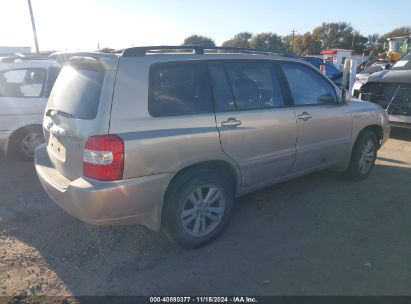 Lot #2997779969 2006 TOYOTA HIGHLANDER HYBRID LIMITED V6