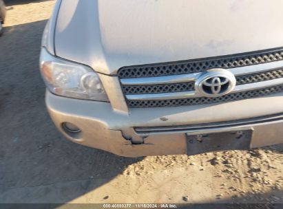 Lot #2997779969 2006 TOYOTA HIGHLANDER HYBRID LIMITED V6