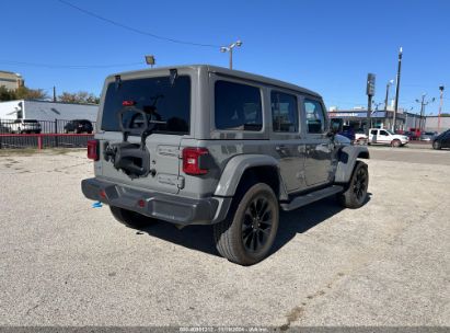 Lot #2997779961 2023 JEEP WRANGLER 4XE SAHARA 4X4