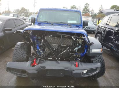 Lot #3051083055 2019 JEEP WRANGLER UNLIMITED RUBICON 4X4