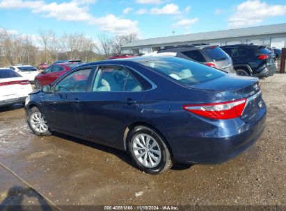 Lot #3037542496 2016 TOYOTA CAMRY HYBRID LE