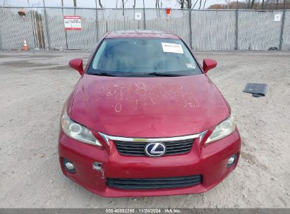 Lot #2992834257 2011 LEXUS CT 200H PREMIUM