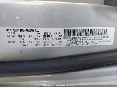 Lot #3005343932 2012 DODGE GRAND CARAVAN SE/AVP