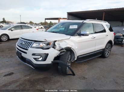 Lot #3035093807 2016 FORD EXPLORER PLATINUM