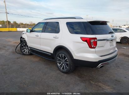 Lot #3035093807 2016 FORD EXPLORER PLATINUM