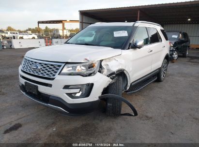 Lot #3035093807 2016 FORD EXPLORER PLATINUM