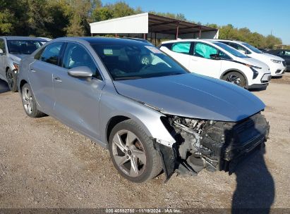 Lot #2992828903 2023 AUDI A3 PREMIUM 40 TFSI FRONT-WHEEL DRIVE S TRONIC