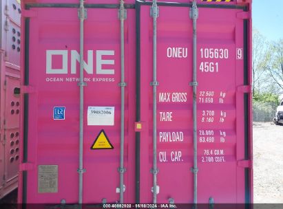 Lot #2992828900 2022 TAICANG CIMC CONTAINER TYPE 1AAA-280B45G1G2