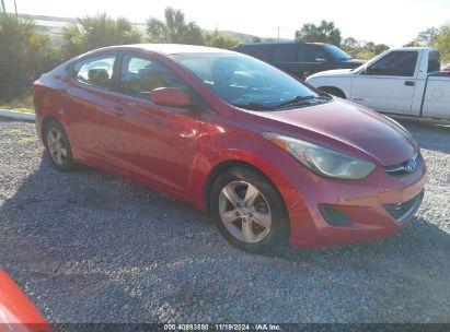 Lot #3052075163 2013 HYUNDAI ELANTRA GLS