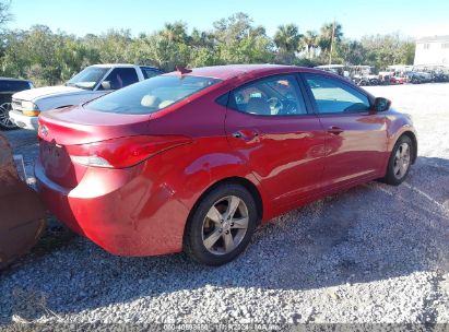 Lot #3052075163 2013 HYUNDAI ELANTRA GLS