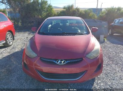 Lot #3052075163 2013 HYUNDAI ELANTRA GLS