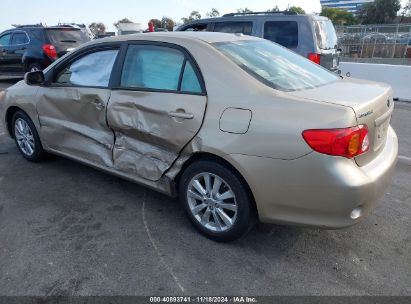 Lot #3035093794 2009 TOYOTA COROLLA XLE