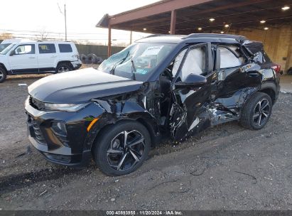 Lot #3052075154 2021 CHEVROLET TRAILBLAZER AWD RS