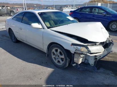 Lot #3045360213 2002 TOYOTA CAMRY SOLARA SLE V6