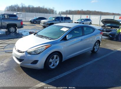 Lot #3035070491 2013 HYUNDAI ELANTRA GLS