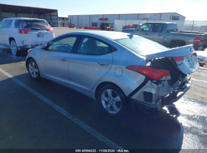 Lot #3035070491 2013 HYUNDAI ELANTRA GLS