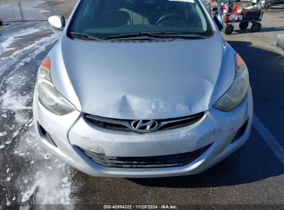 Lot #3035070491 2013 HYUNDAI ELANTRA GLS