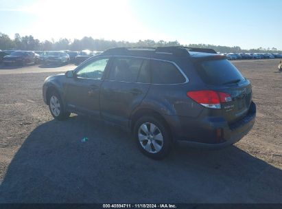 Lot #2992834041 2010 SUBARU OUTBACK 2.5I PREMIUM