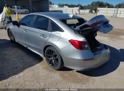 Lot #3035082497 2022 HONDA CIVIC SPORT