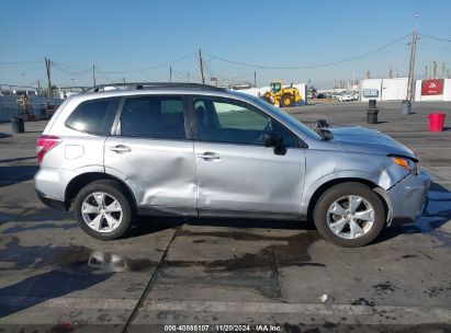 Lot #3035093778 2016 SUBARU FORESTER 2.5I