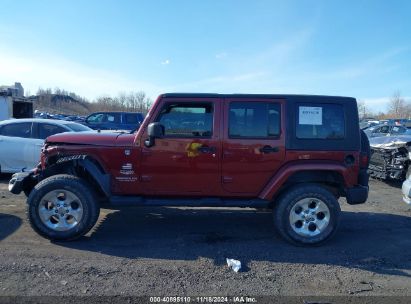 Lot #3052075141 2009 JEEP WRANGLER UNLIMITED SAHARA