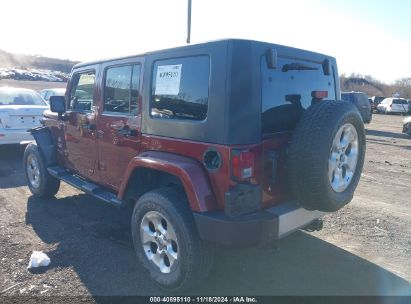 Lot #3052075141 2009 JEEP WRANGLER UNLIMITED SAHARA