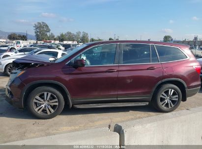 Lot #3035093776 2016 HONDA PILOT EX-L