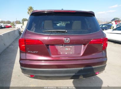 Lot #3035093776 2016 HONDA PILOT EX-L