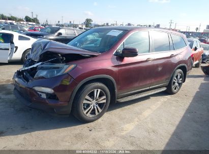 Lot #3035093776 2016 HONDA PILOT EX-L