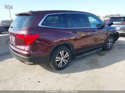 Lot #3035093776 2016 HONDA PILOT EX-L