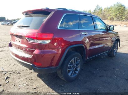 Lot #3047412000 2019 JEEP GRAND CHEROKEE LIMITED 4X4