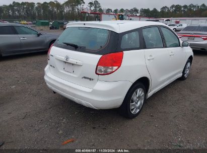 Lot #2992834036 2003 TOYOTA MATRIX XR