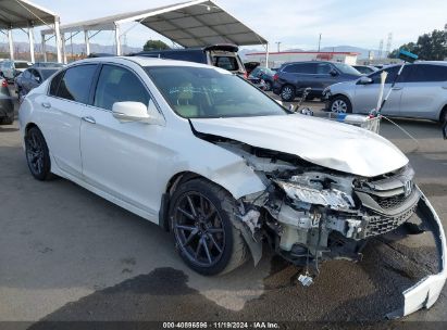 Lot #3031680925 2017 HONDA ACCORD TOURING V6