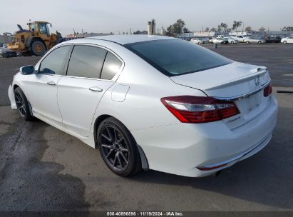 Lot #3031680925 2017 HONDA ACCORD TOURING V6