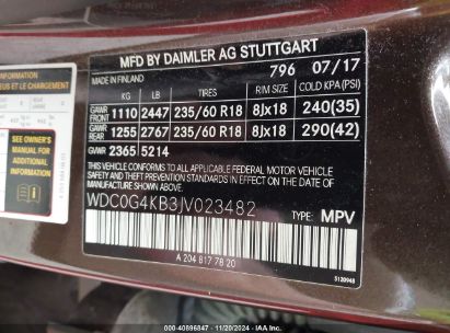 Lot #2992821137 2018 MERCEDES-BENZ GLC 300 4MATIC