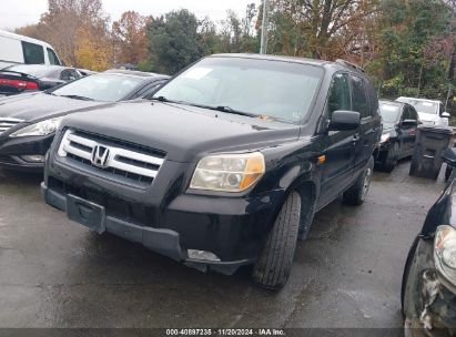 Lot #3007837705 2007 HONDA PILOT EX-L