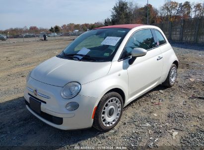 Lot #2992821111 2012 FIAT 500C POP